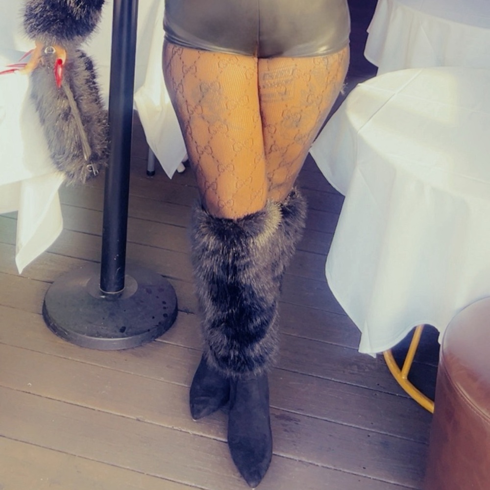 Black Knee Hi Boots